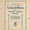 Capa do catálogo de rolos de pianola da Casa Beethoven 